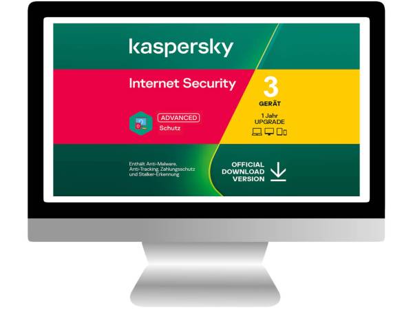 Kaspersky Internet Security inkl. AntiVirus 3 PC VERSION