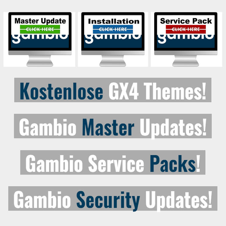 Gambio GX4 Updates & Service